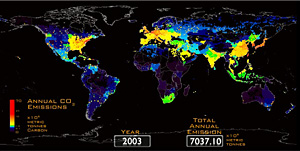 Carbon dioxide emissions movie