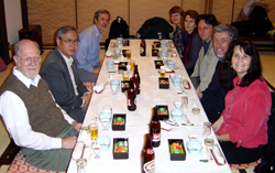 Photo of Mike Raupach with colleagues