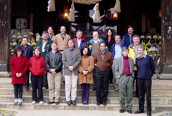 Photo of Mike Raupach with colleagues